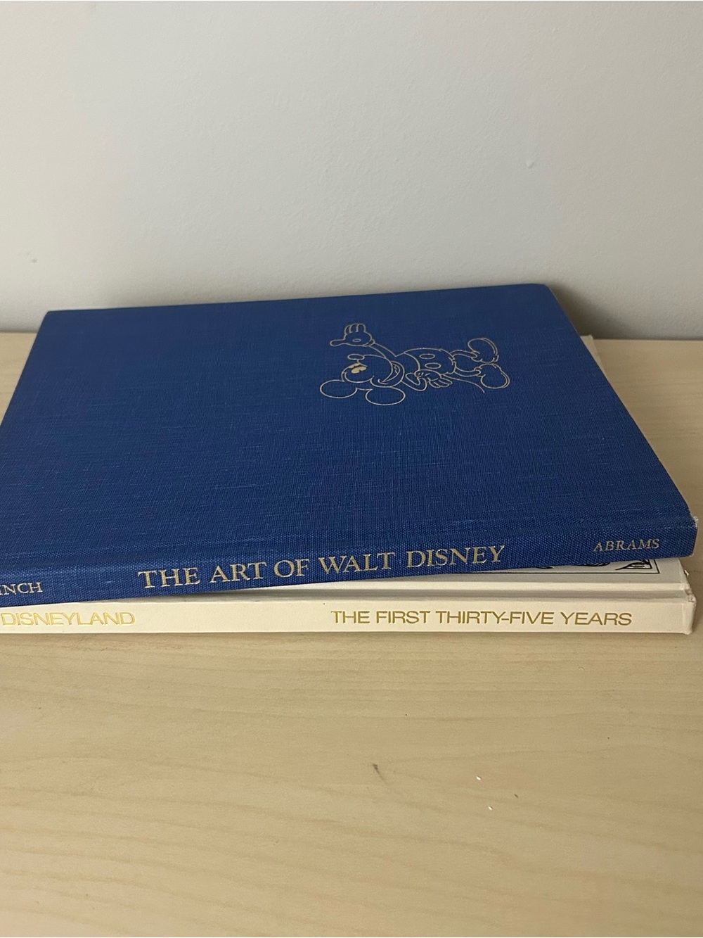 The Art of Walt Disney Blue Hardcover Book by